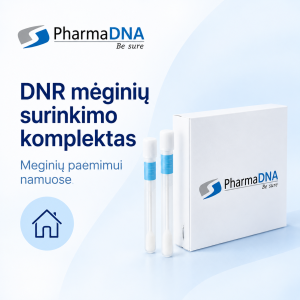 DNR mėginių surinkimo komplektas